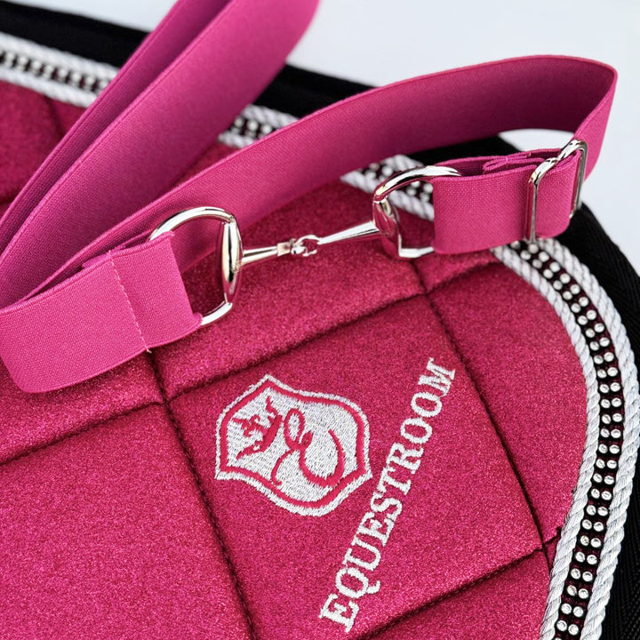 Raspberry Fizz Elastic Equestrian Belt