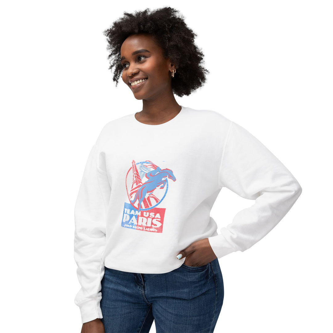 Olympics Team USA Equestrian Unisex Lightweight Sweatshirt