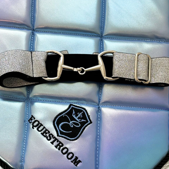 Royal Silver Elastic Equestrian Belt