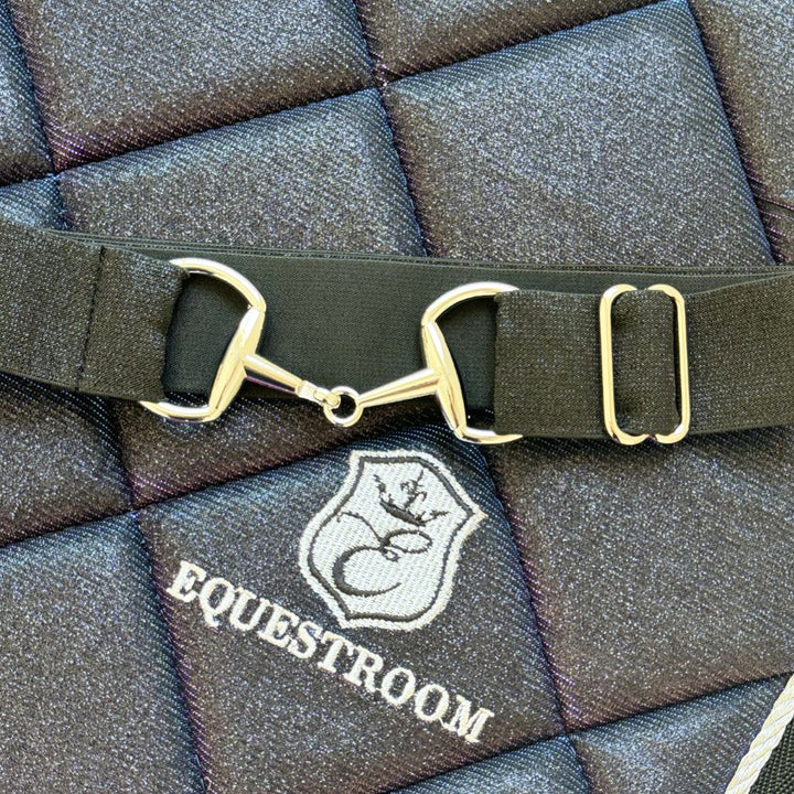 Stardust Grey Elastic Equestrian Belt