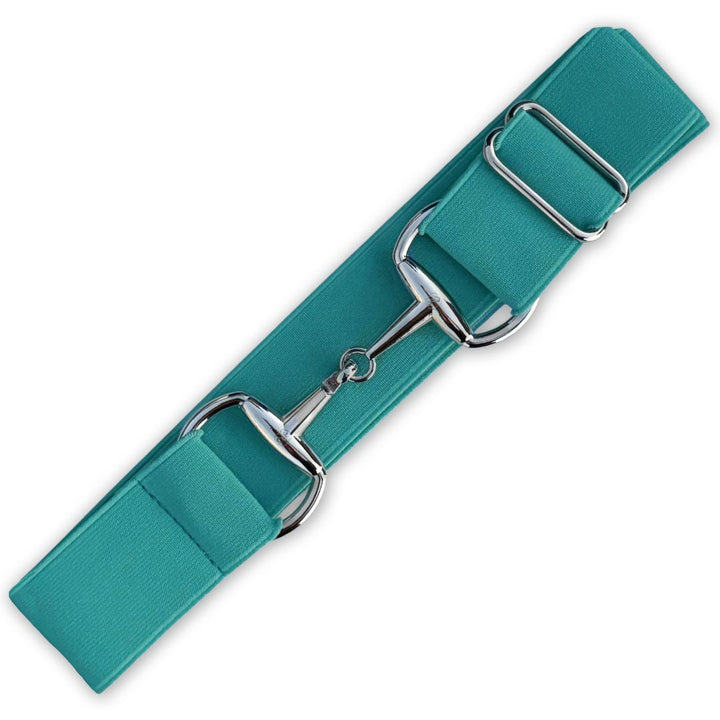 Teal Elastic Equestrian Belt