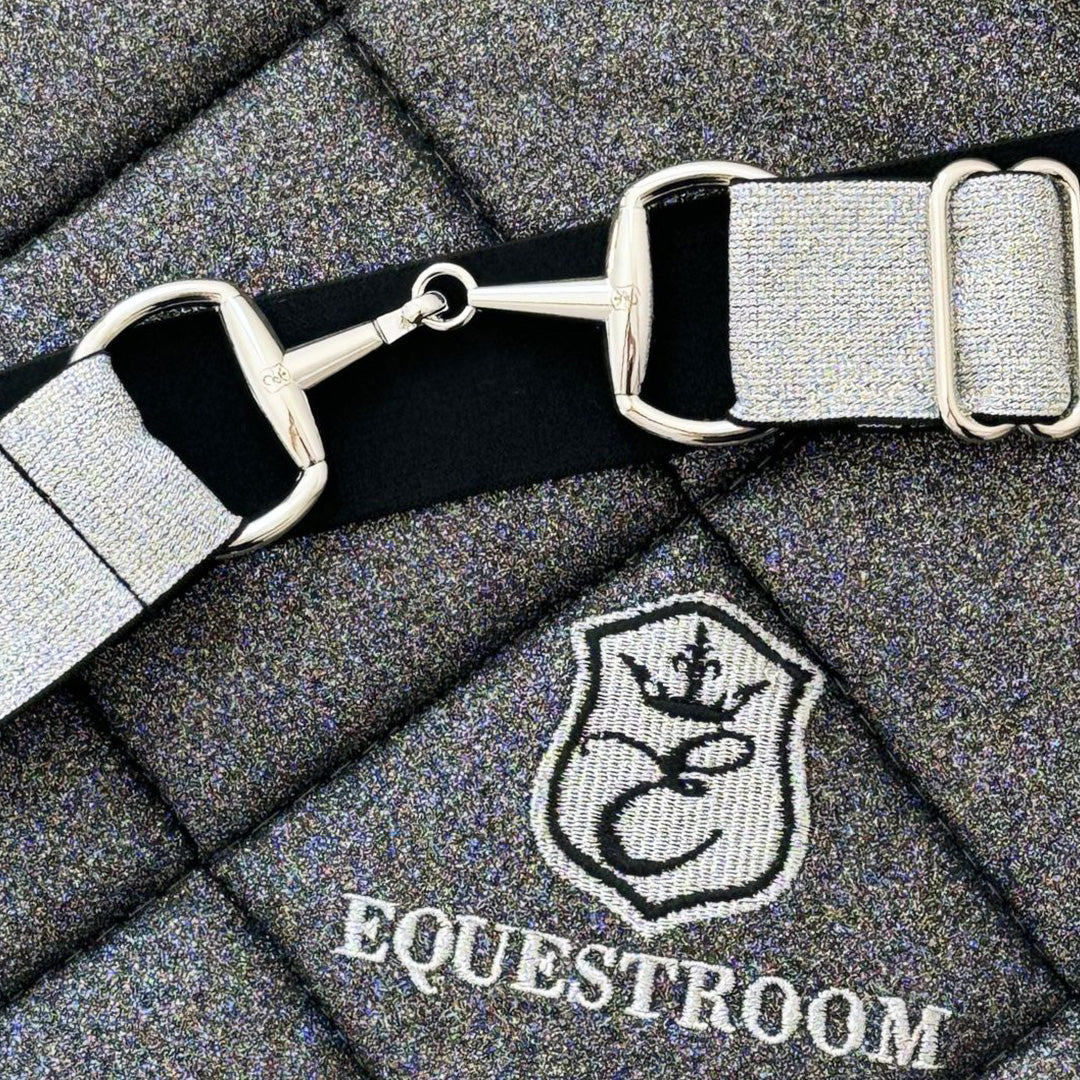 Royal Silver Elastic Equestrian Belt