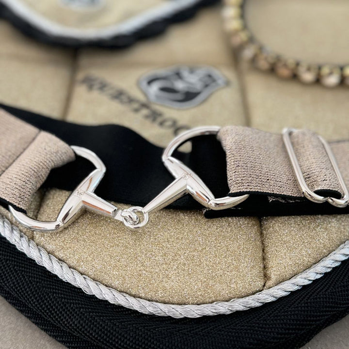 Champagne Elastic Equestrian Belt