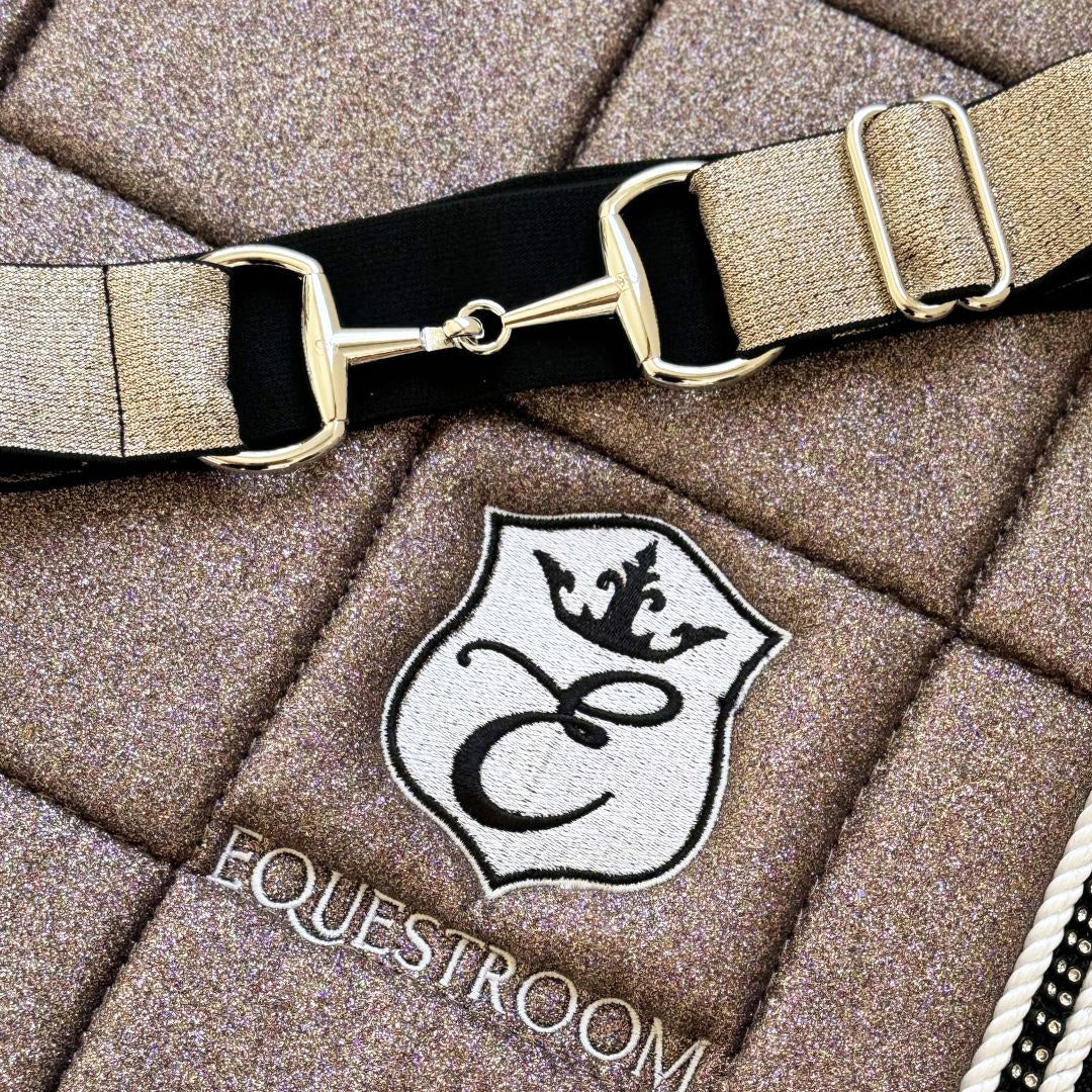 Champagne Elastic Equestrian Belt