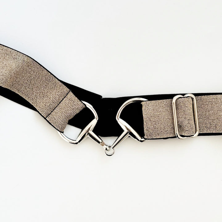 Champagne Elastic Equestrian Belt