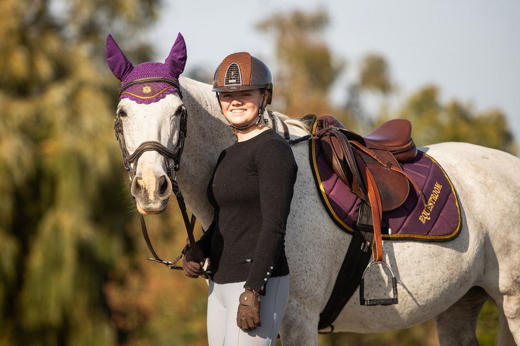 Dark Orchid Saddle Pad Set (PRE-ORDER)