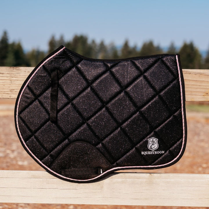 Midnight Black Saddle Pad Set