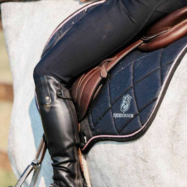 Midnight Black Saddle Pad Set