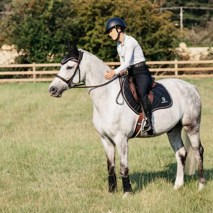 Midnight Black Saddle Pad Set