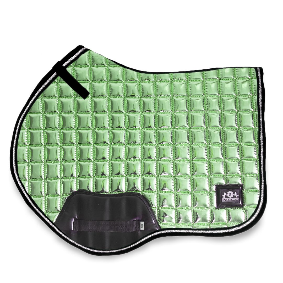 Green Lily Saddle Pad