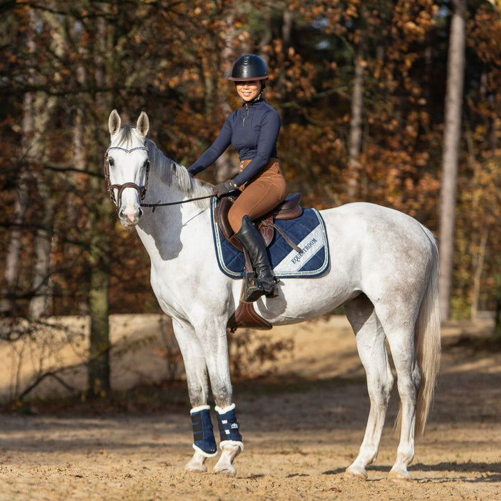 Blue Astra Saddle Pad Set