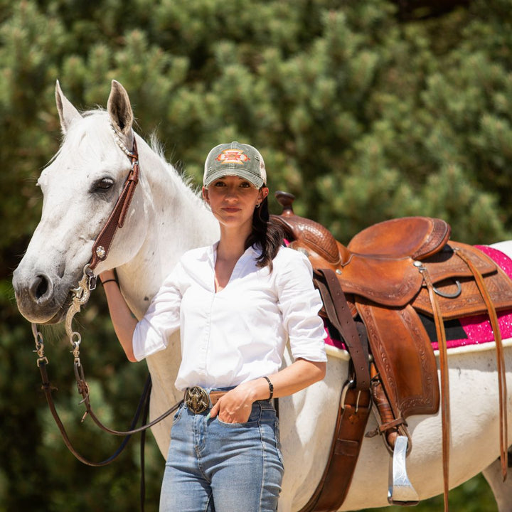 Raspberry Western Saddle Pad