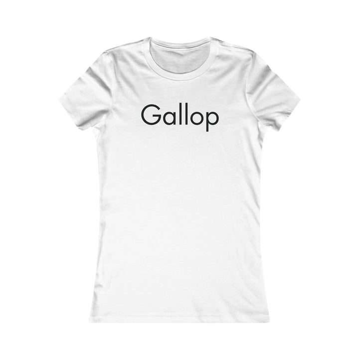 Gallop Equestrian T-Shirt – Women's Favorite Comfortable Horse Riding Tee