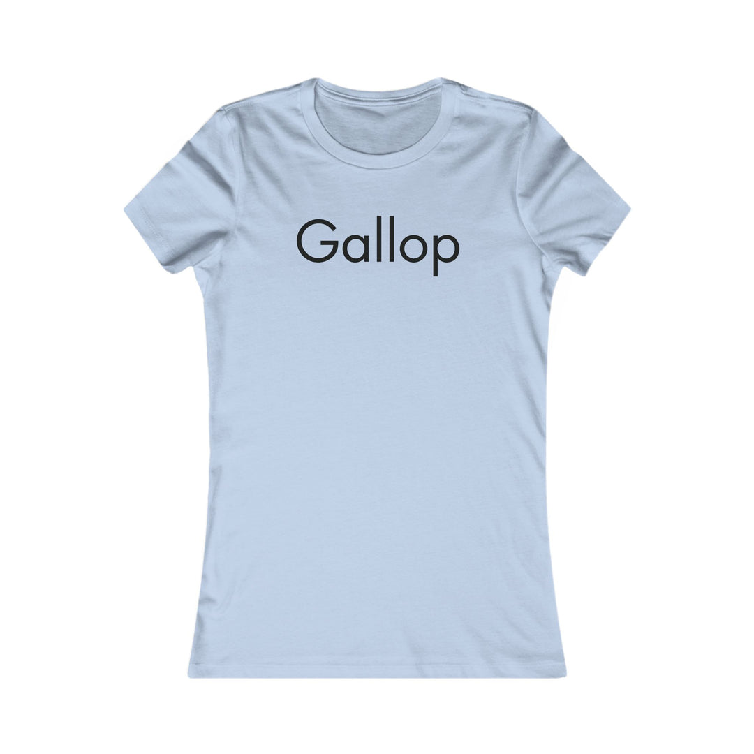 Gallop Equestrian T-Shirt – Women's Favorite Comfortable Horse Riding Tee