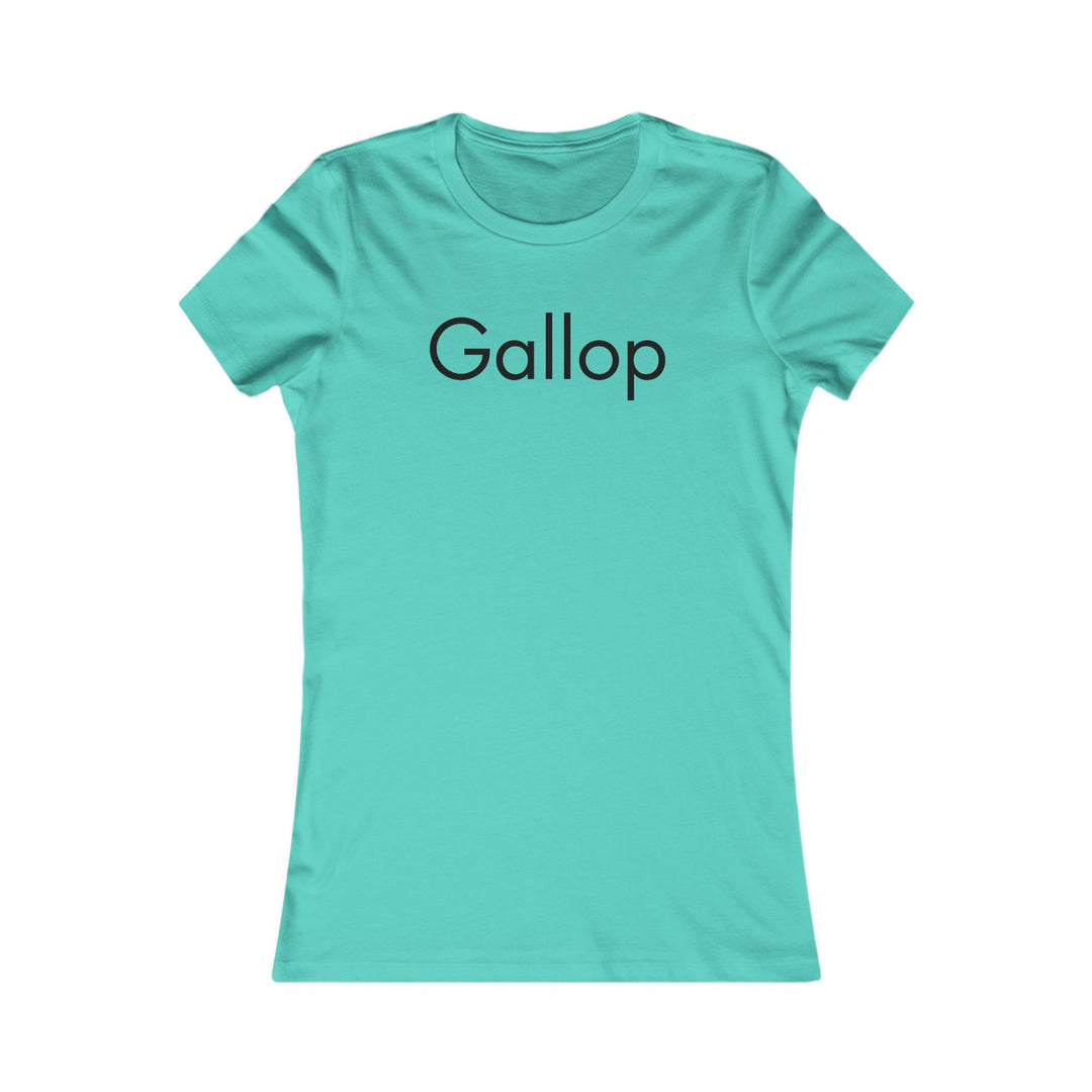 Gallop Equestrian T-Shirt – Women's Favorite Comfortable Horse Riding Tee