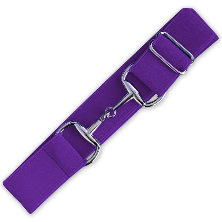 Purple Amethyst Elastic Equestrian Belt