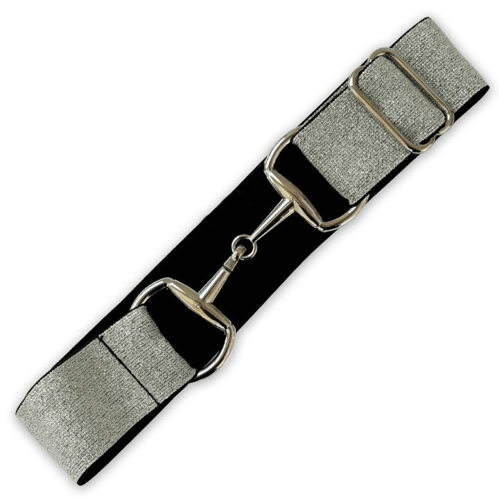 Royal Silver Elastic Equestrian Belt