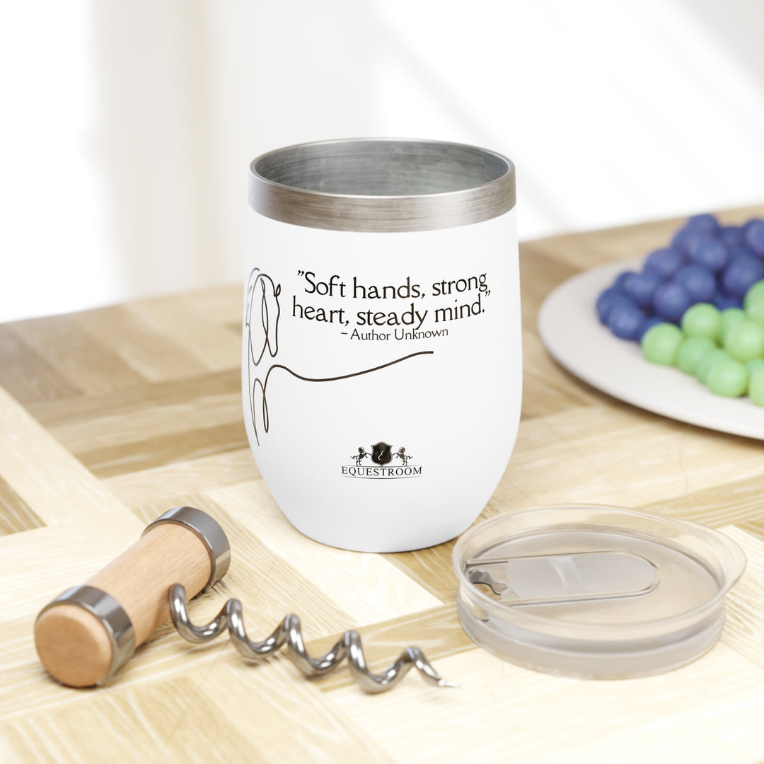 Wine Tumbler - Horse Saying for Equestrian Enthusiasts