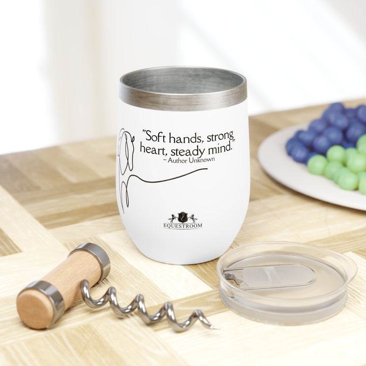 Wine Tumbler - Horse Saying for Equestrian Enthusiasts