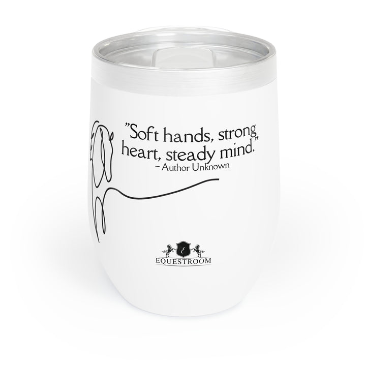 Wine Tumbler - Horse Saying for Equestrian Enthusiasts