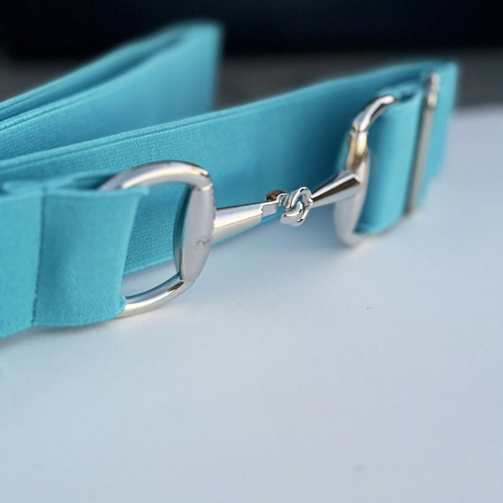 Turquoise Elastic Equestrian Belt