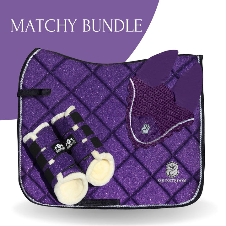 Purple Amethyst Saddle Pad Set