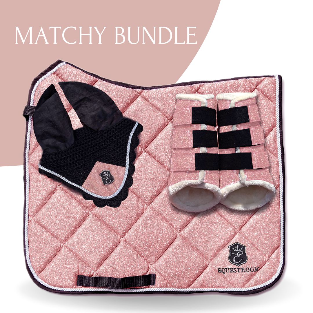 Rose Quartz Saddle Pad Set