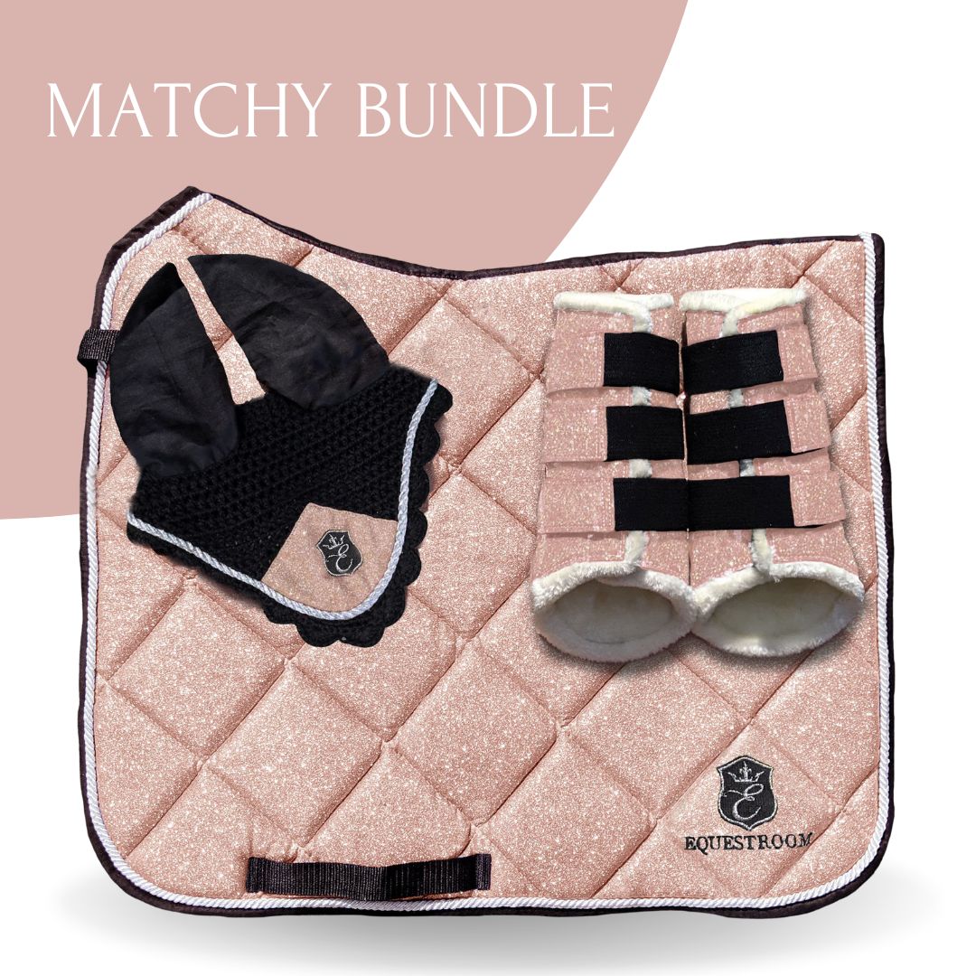 Rose Quartz Saddle Pad Set