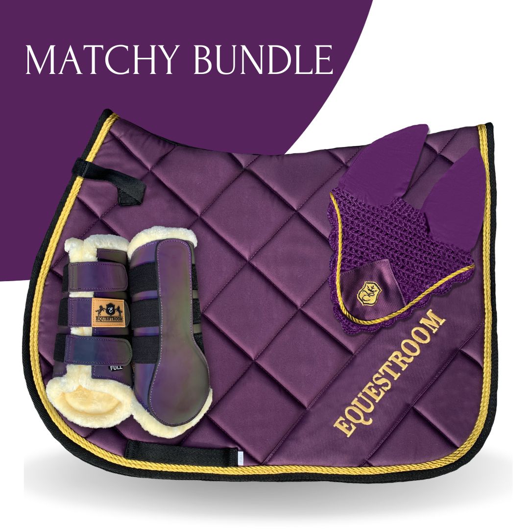 Dark Orchid Saddle Pad Set – Equestroom