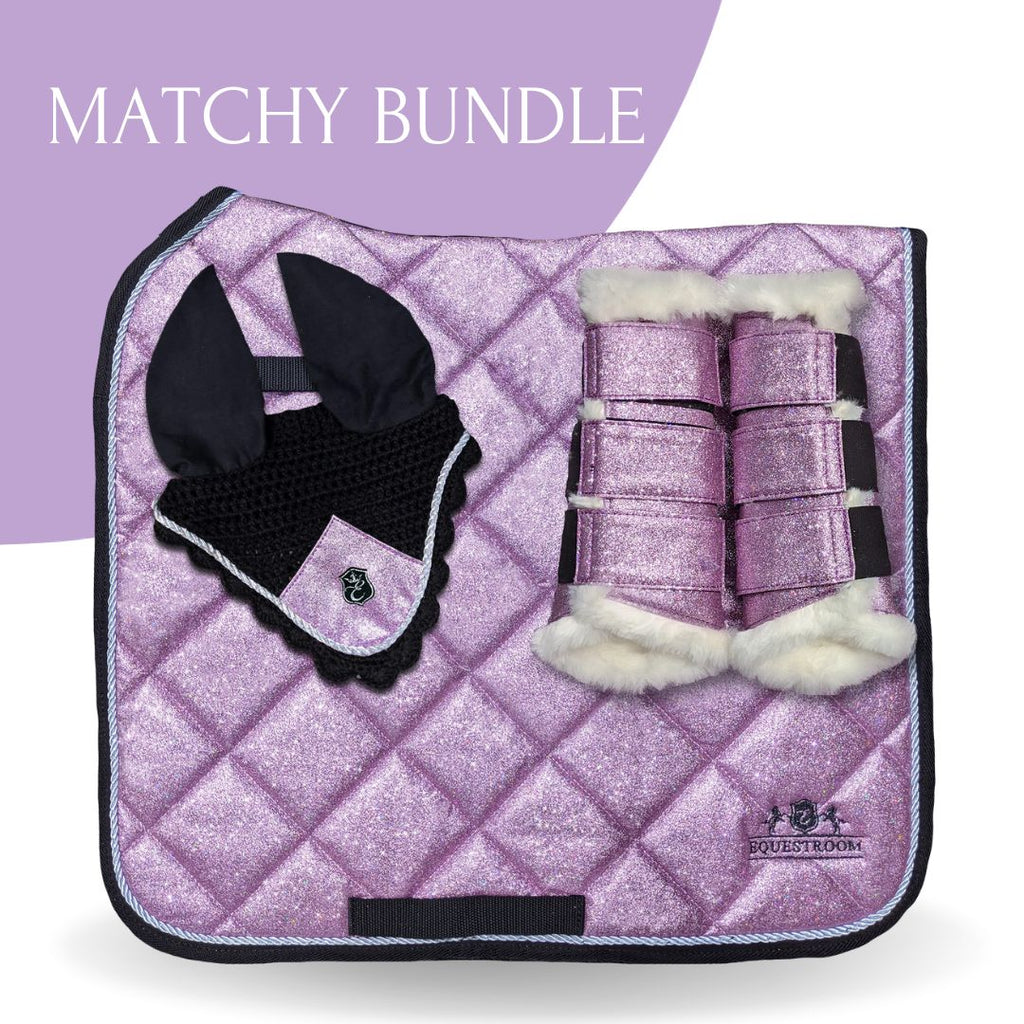 Lavender Saddle Pad Set (PRE-ORDER)