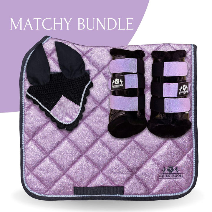 Lavender Saddle Pad Set