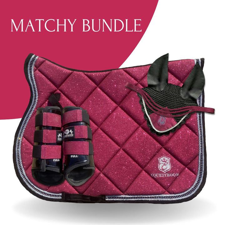 Raspberry Fizz Saddle Pad Set