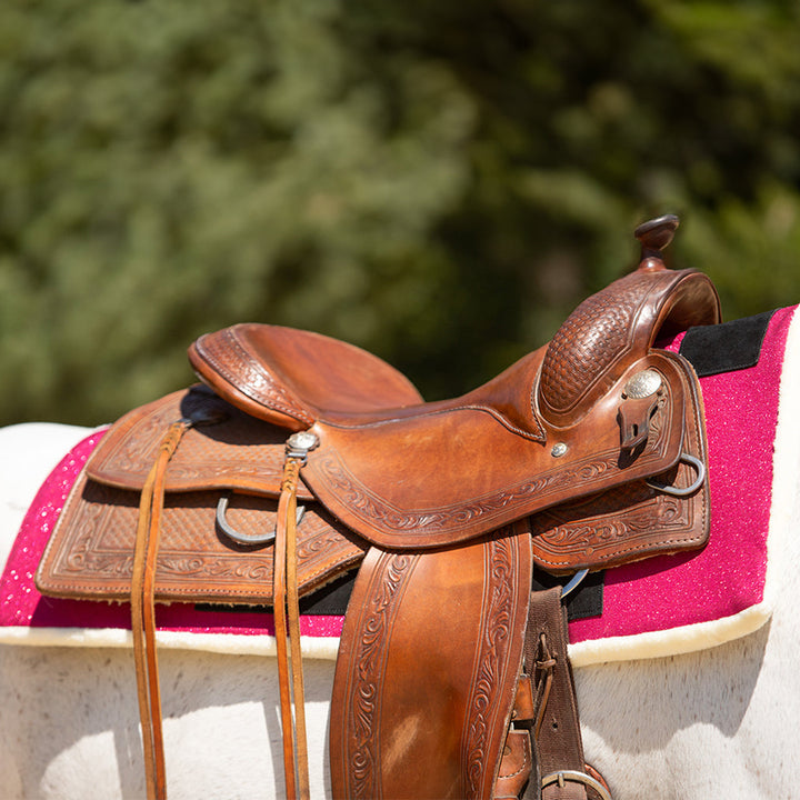 Raspberry Western Saddle Pad