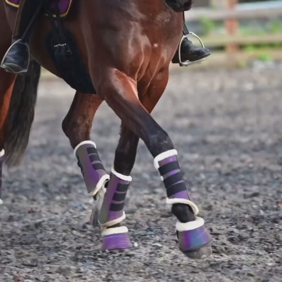 Dark Orchid Saddle Pad Set