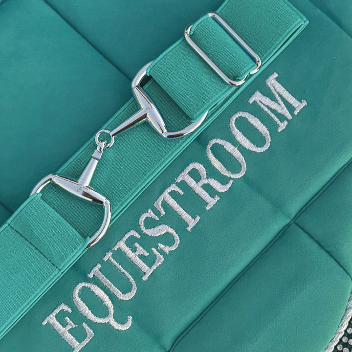 Teal Elastic Equestrian Belt