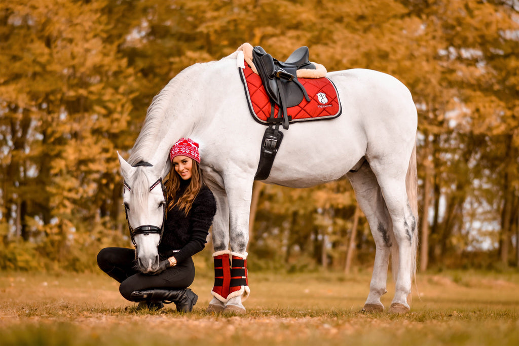 Scarlet Red Brushing Boots