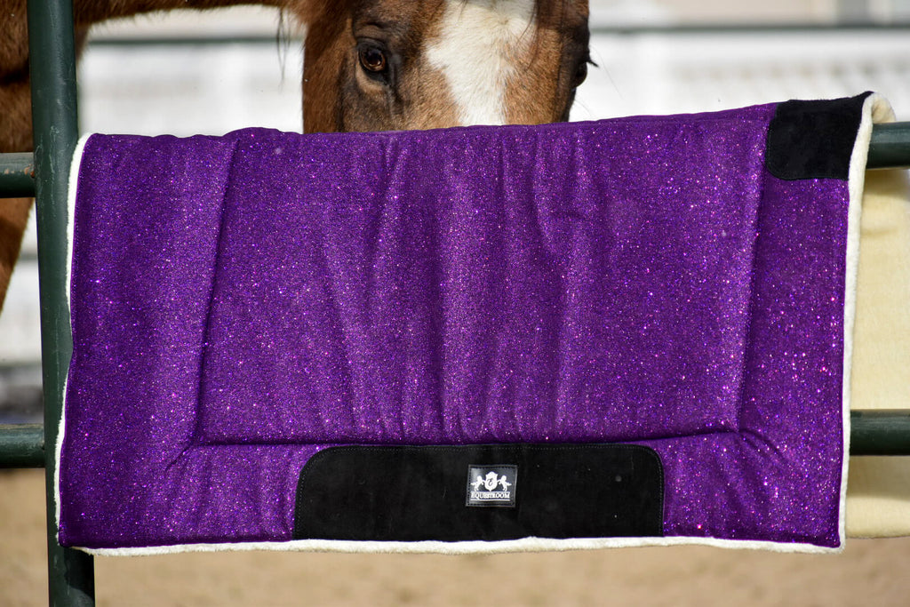 Purple Amethyst Western Saddle Pad