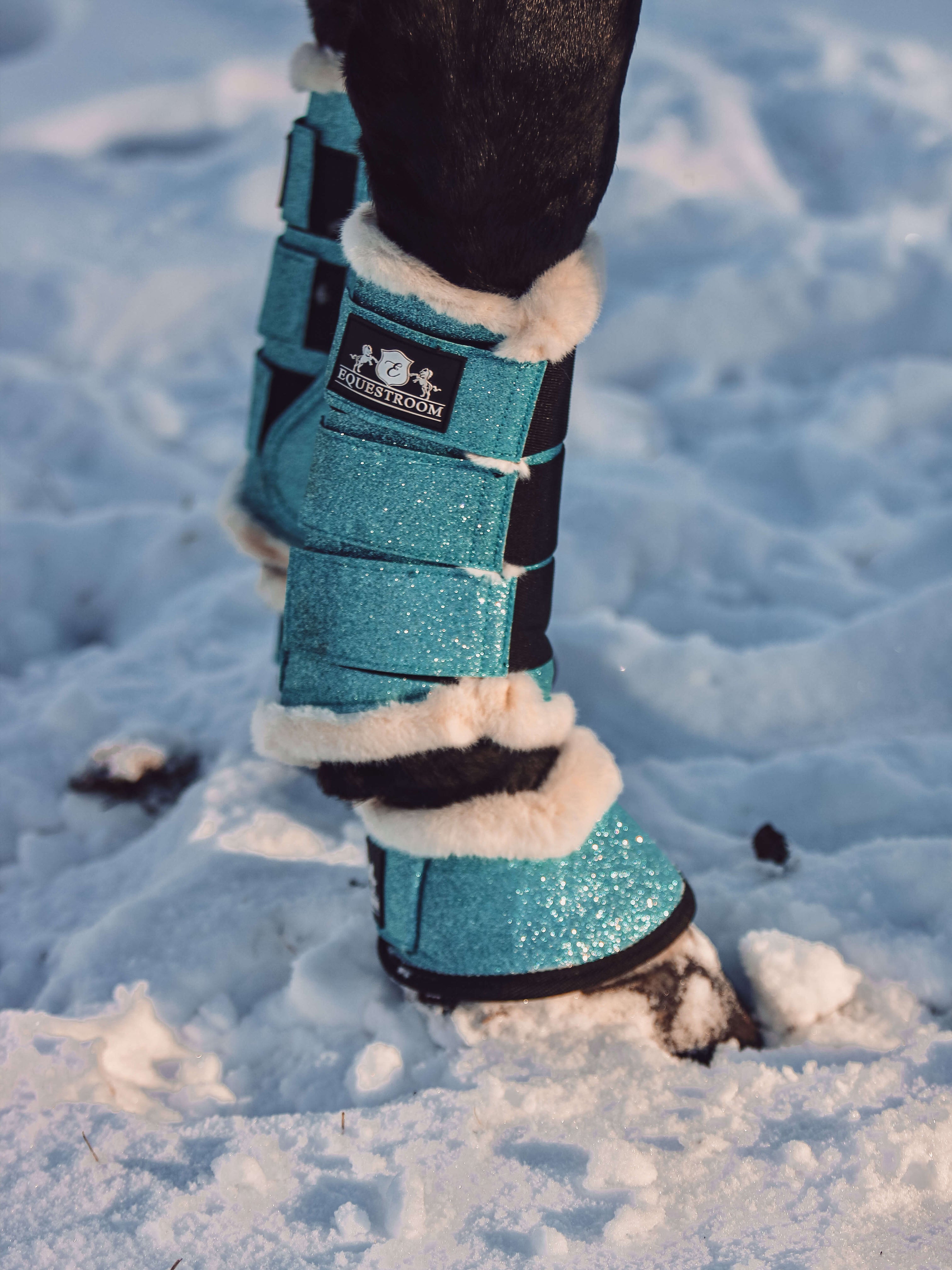 Baby Blue Brushing Boots Equestroom