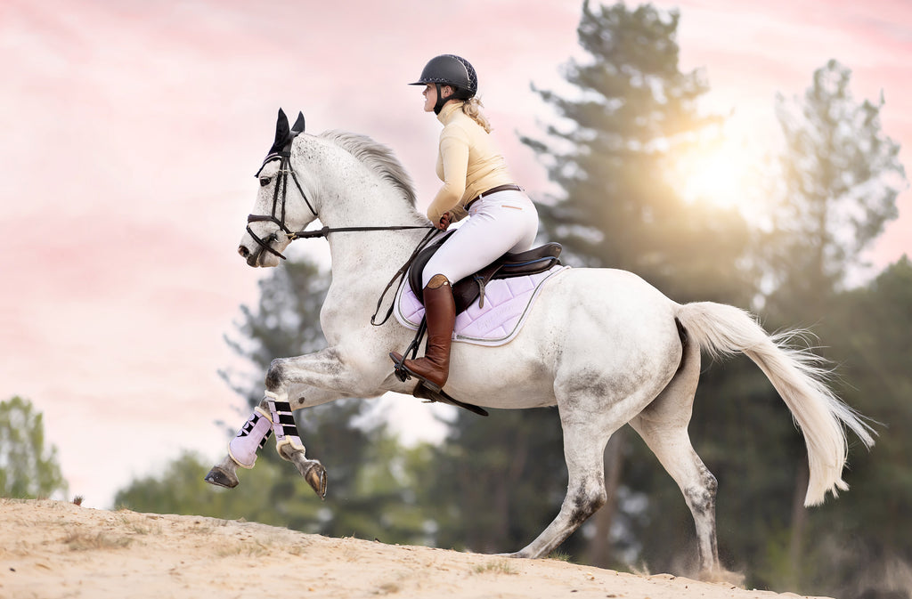 Frosted Lilac Saddle Pad