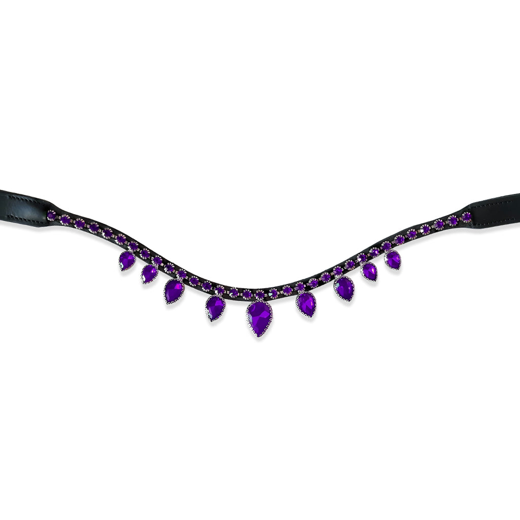 Purple Amethyst Browband