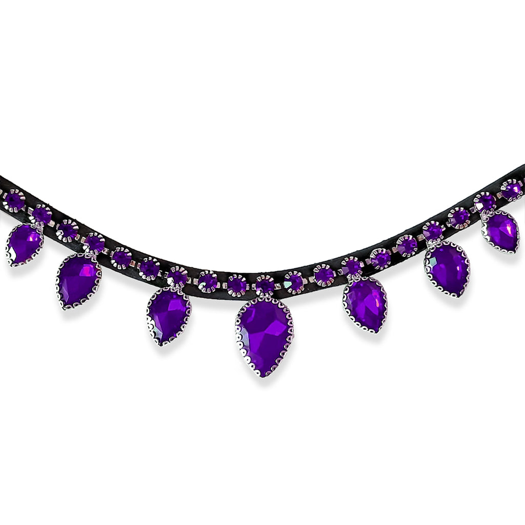 Purple Amethyst Browband